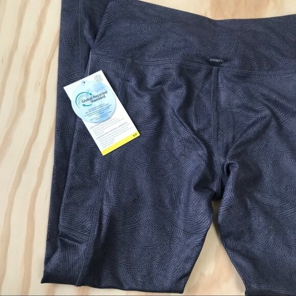 Mondetta Luxury Performance  Purple Grey Leggings women size S - Picture 11 of 15